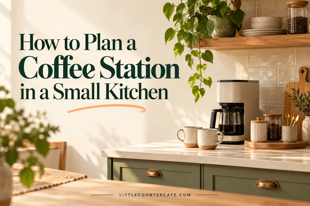 How to Plan a Coffee Station in a Small Kitchen