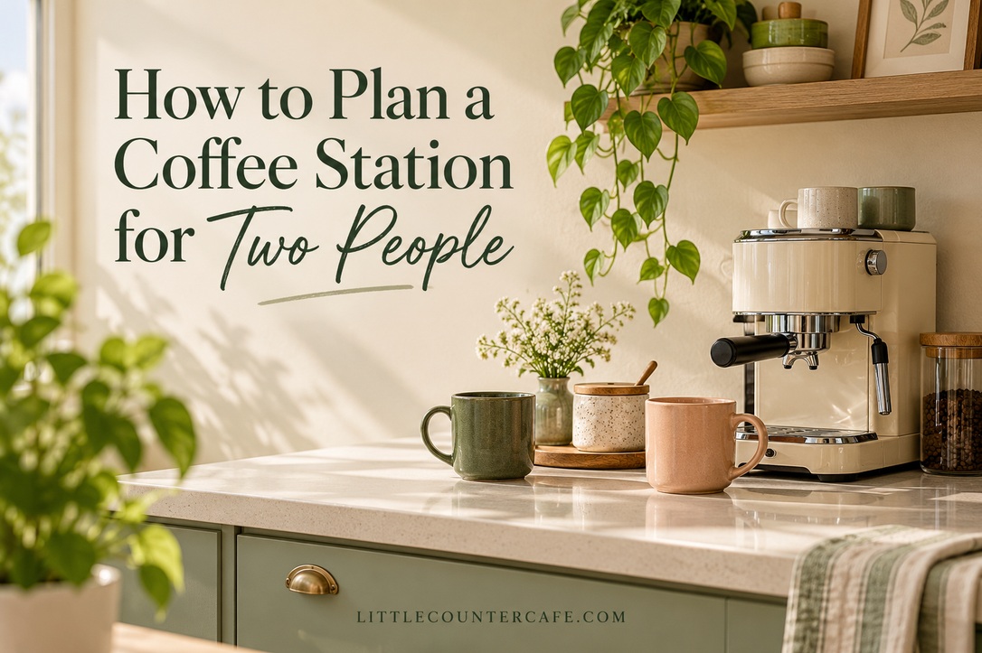 How to Plan a Coffee Station for Two People