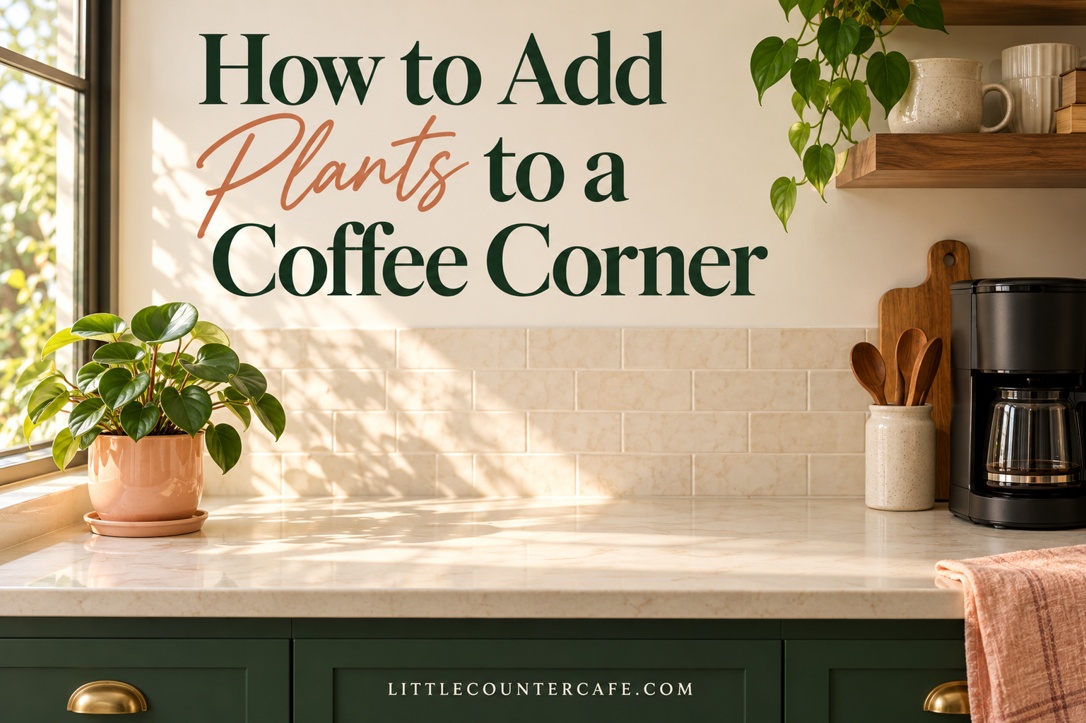 How to Add Plants to a Coffee Corner
