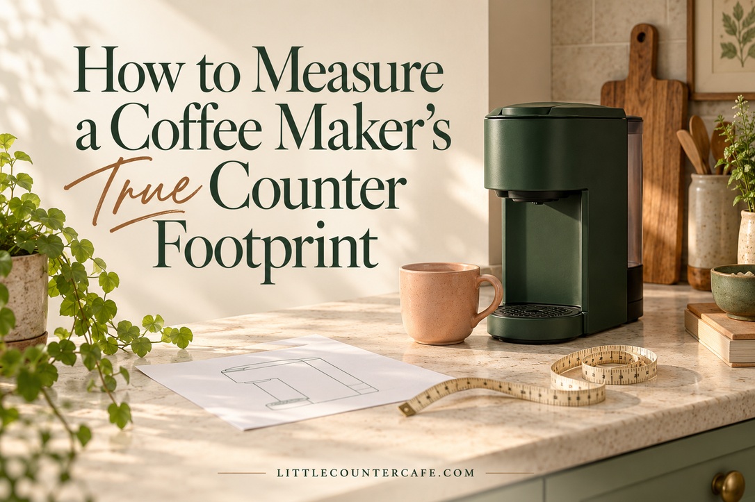 How to Measure a Coffee Maker’s True Counter Footprint