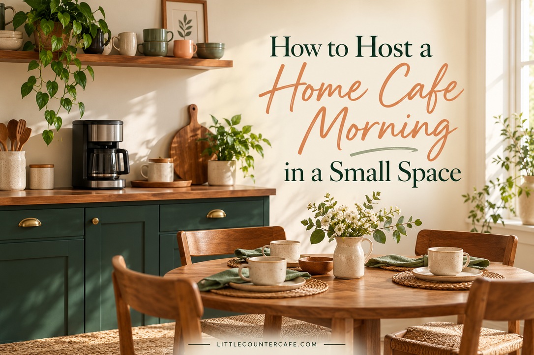 How to Host a Home Cafe Morning in a Small Space